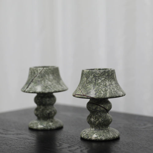 Elegant Marble Candle Holders