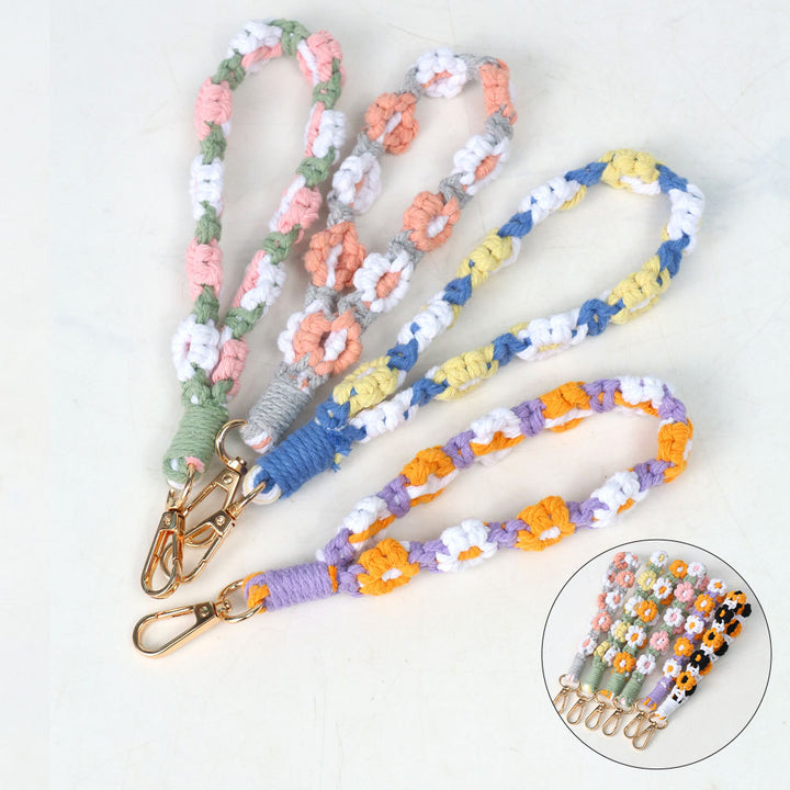 Floral Patterned Keychain