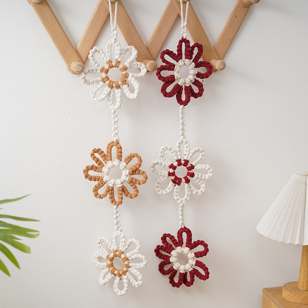 Decorative Macrame Flower Garland Bowlift