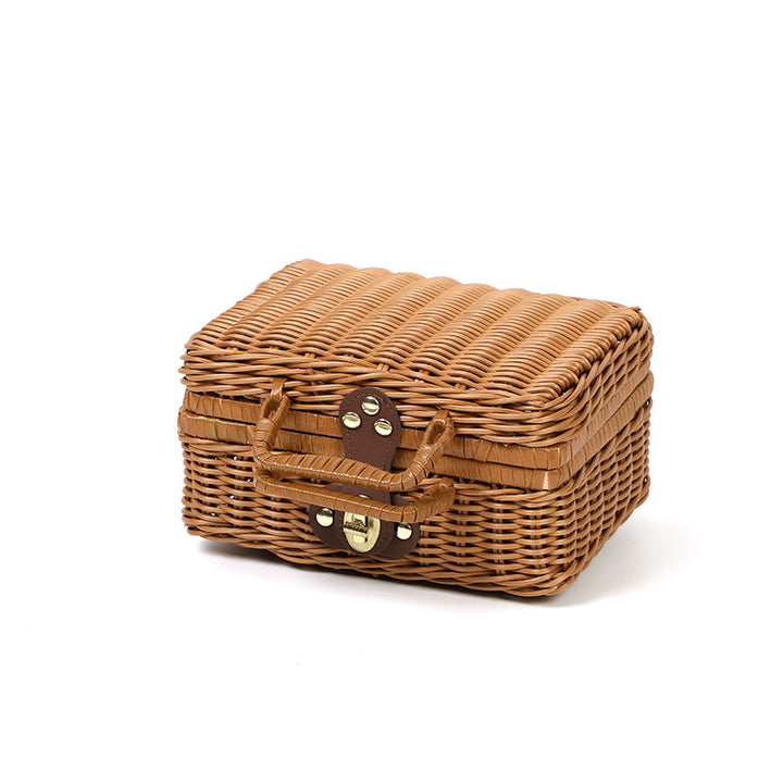 Decorative Woven Keepsake Box Bowlift