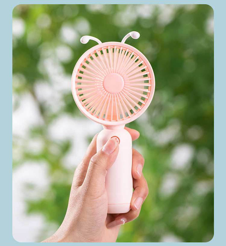 Ladies portable handheld fan in animal design Bowlift