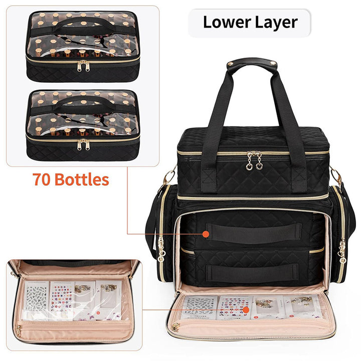 Elegant Quilted Storage Bag Bowlift
