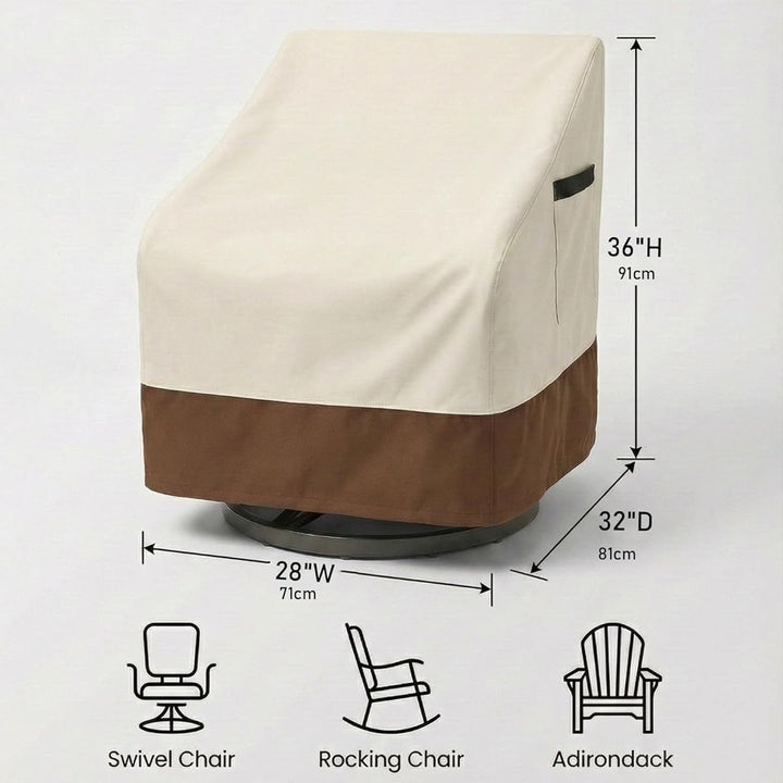 Protective cover for swivel lounge chairs Bowlift
