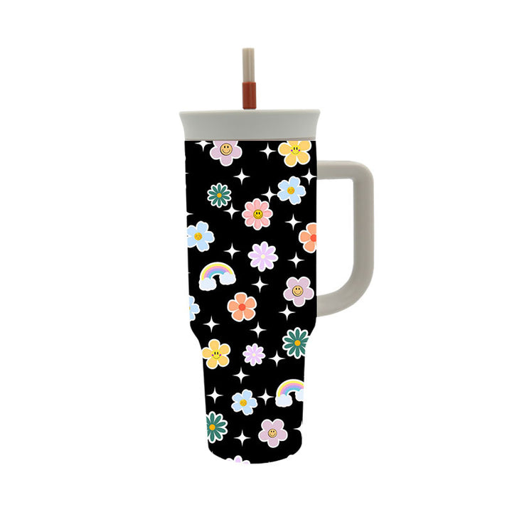 Women's Stylish Drink Cup with Practical Straw Bowlift