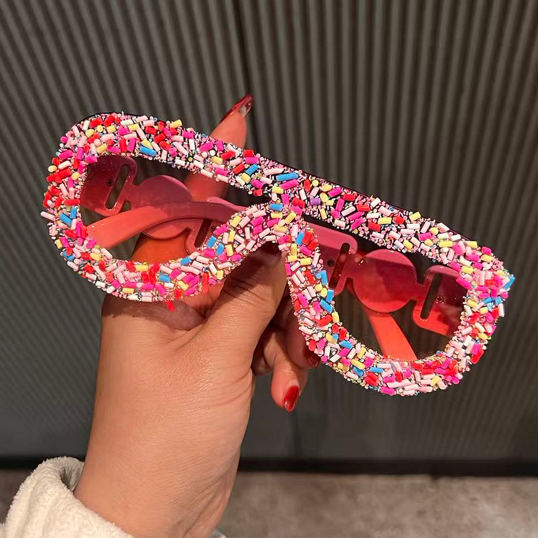 Women's trendy sunglasses with creative icing design Bowlift