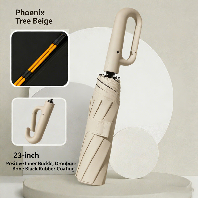 Ladies Folding Umbrella with Modern Anti-Wind System Bowlift