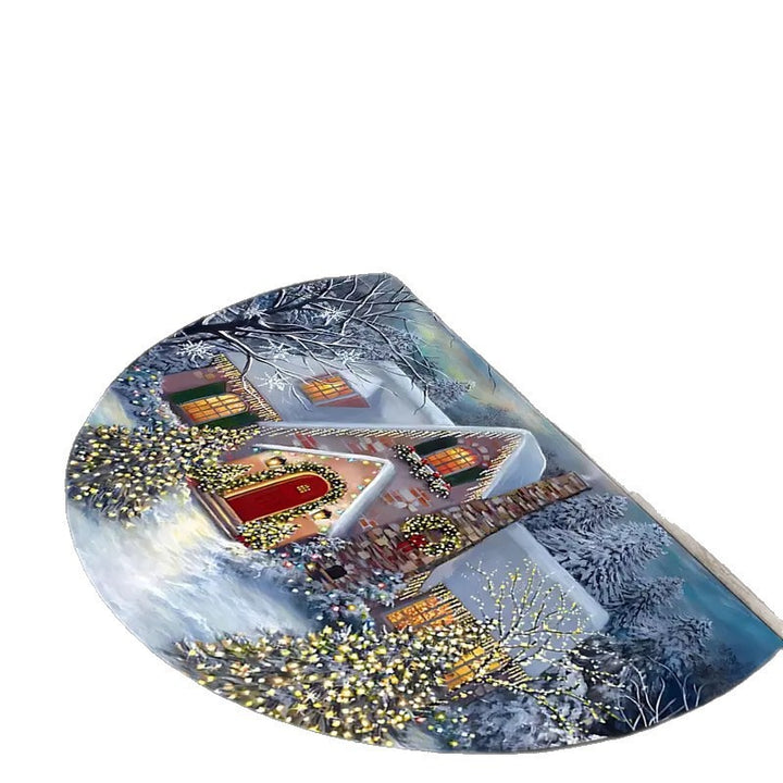 Holiday-Themed Decorative Floor Mat Bowlift