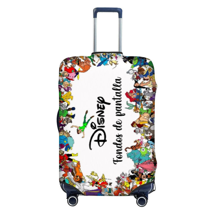 Unisex stretch suitcase cover with elastic fabric, zipper opening and cute pattern Bowlift