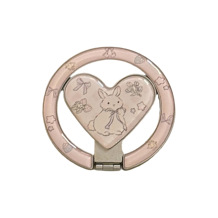 Playful smartphone finger holder with heart design Bowlift