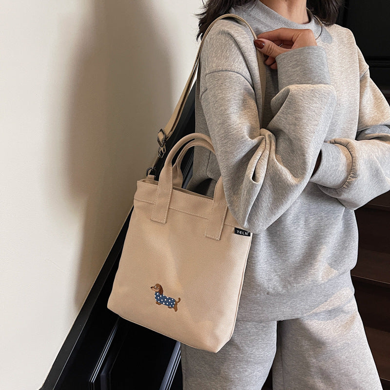 Stylish Canvas Handbag Bowlift