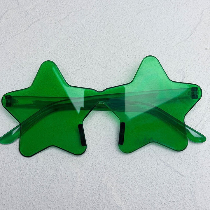 Festival-Themed Shamrock Sunglasses Bowlift