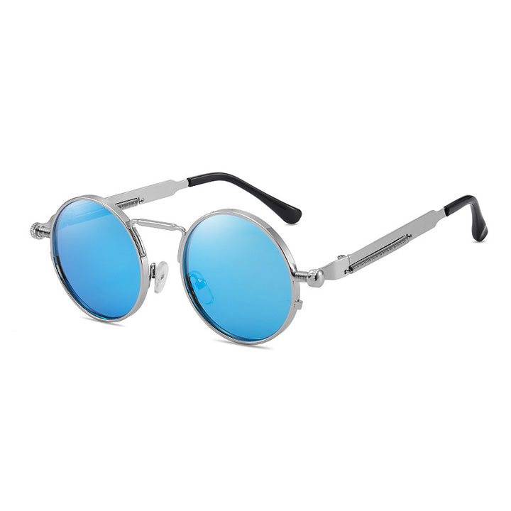 Women elegant round metal glasses Bowlift