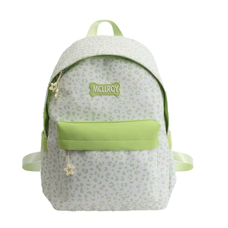 Stylish Leopard Print Backpack Bowlift