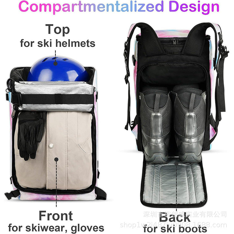 Stylish Watercolor Pattern Backpack Bowlift