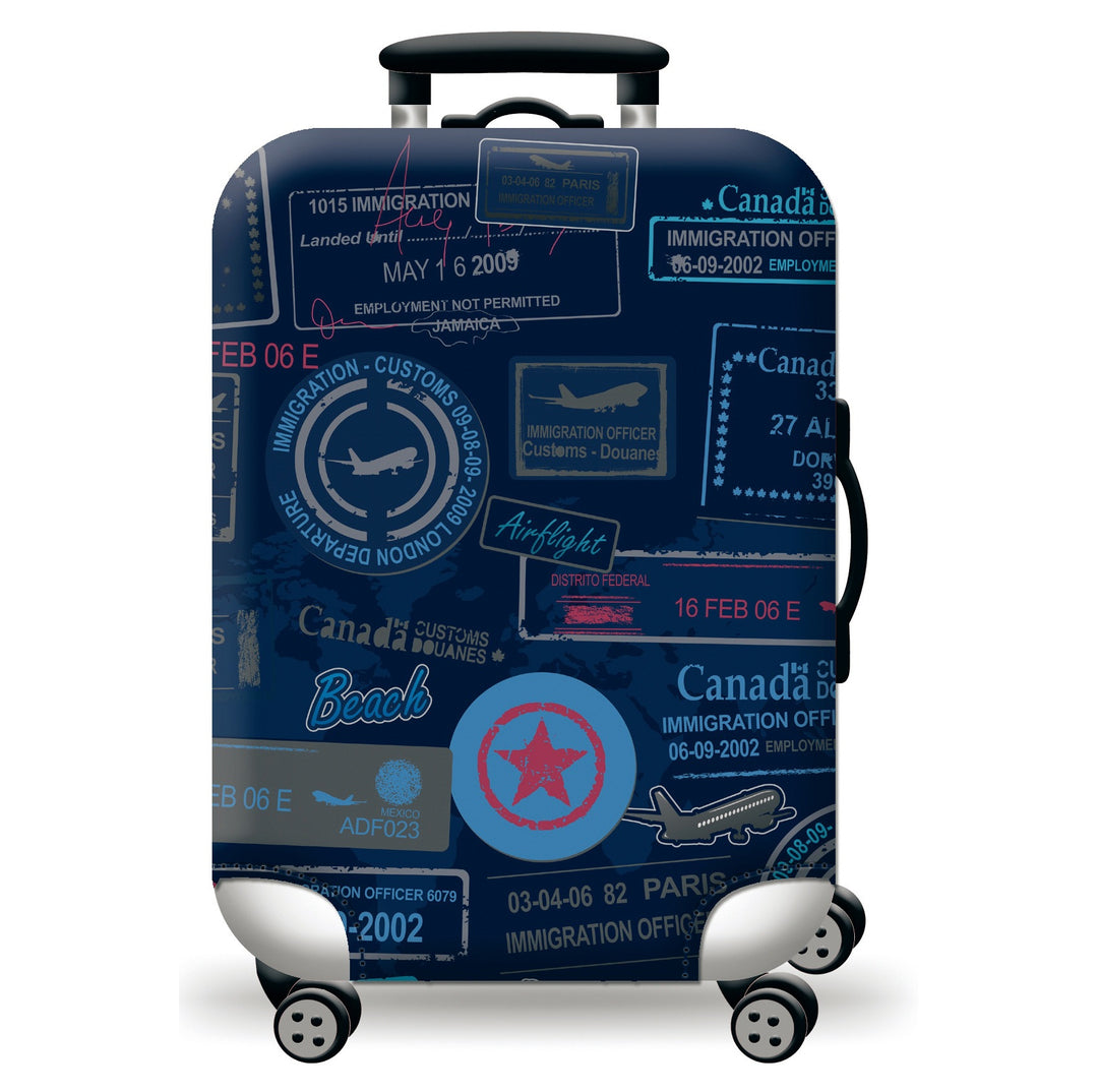 Geometric Travel Hard Shell Suitcase Bowlift