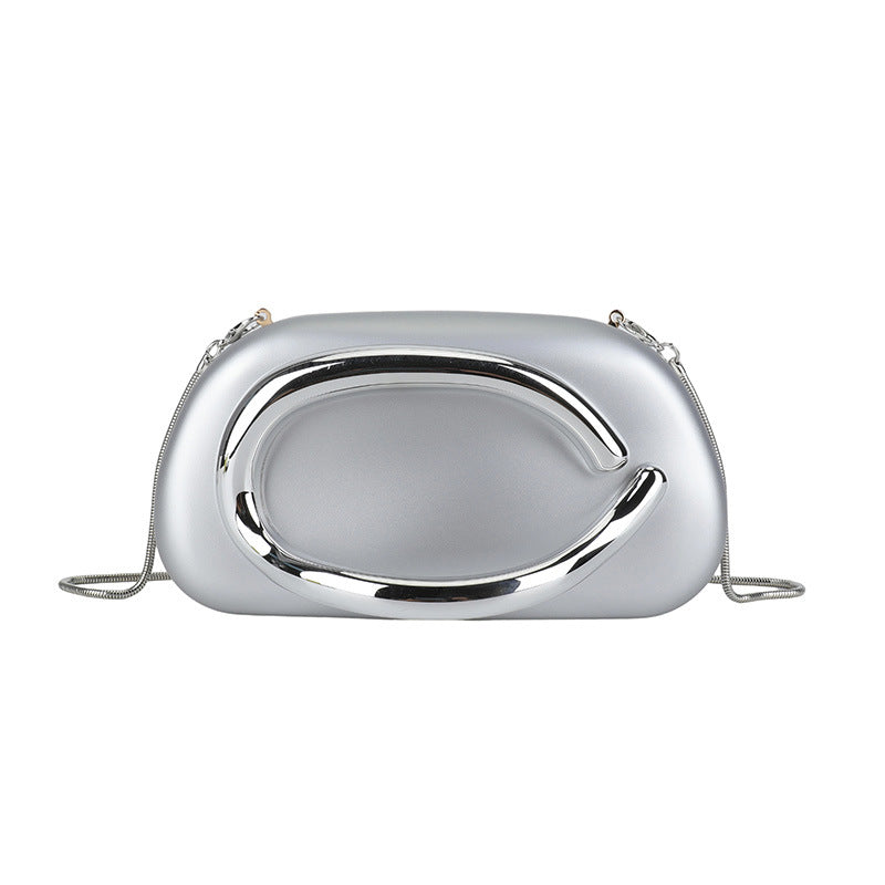 Chic Sculpted Crossbody Handbag Bowlift
