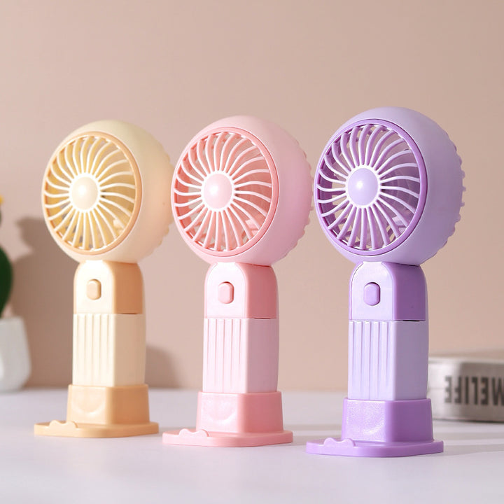 Women Portable Hand Fan with Flexible Speed Control Bowlift