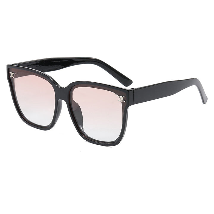 Women's Fashionable oversized sunglasses with diamond-shaped lenses Bowlift