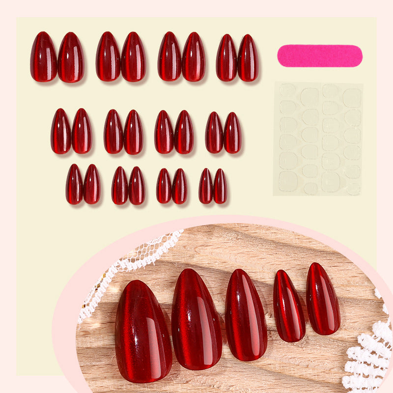 Stylish Almond-Shaped Press-On Nails Bowlift