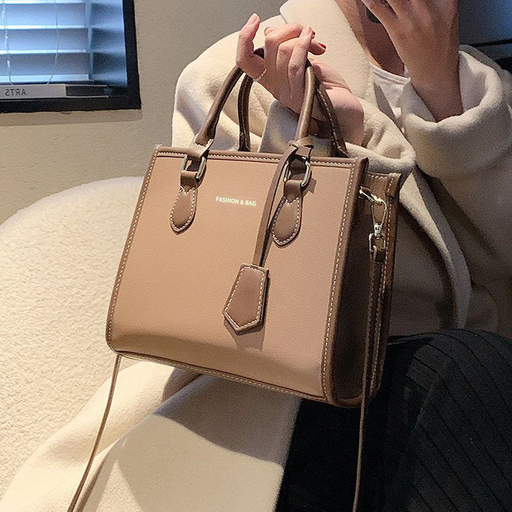 Structured Leather Carryall Bowlift