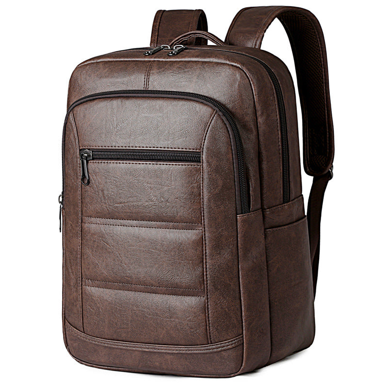 Elegant Backpack Made of Durable Synthetic Leather with Intelligent Compartment System Bowlift