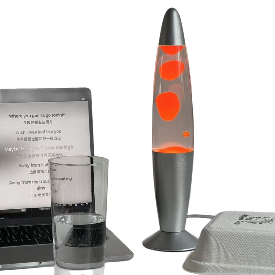 USB-Powered Ambient Lava Lamp with Soothing Motion Wax Bowlift