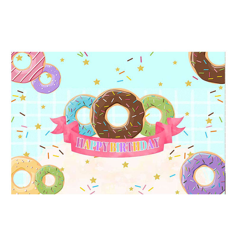 Children's Playful Donut-Themed Wall Art Bowlift