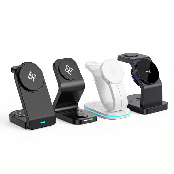 Ladies wireless 3-in-1 charger Bowlift