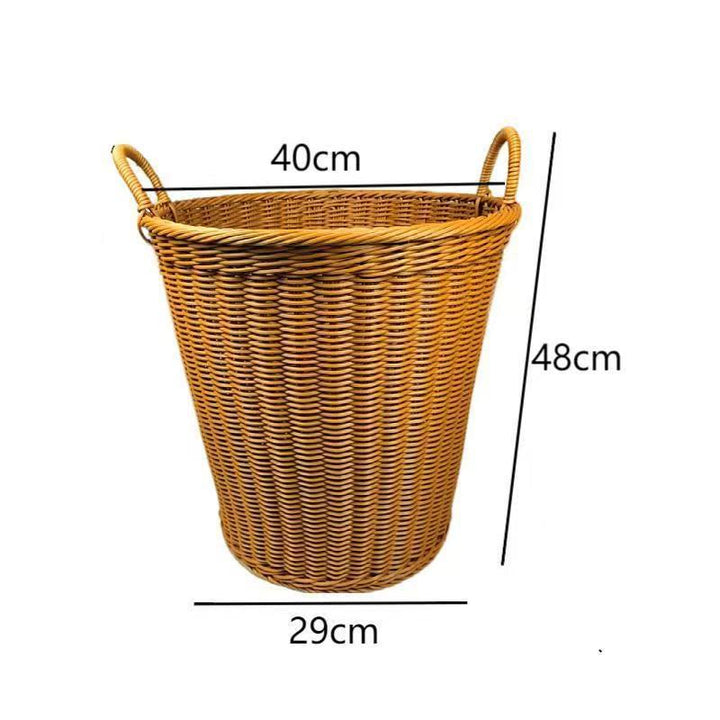 Unisex Robust Storage Basket made of woven rattan Bowlift