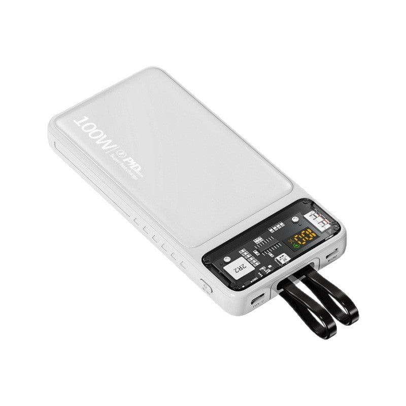 High-performance power bank with dual connection and digital display Bowlift