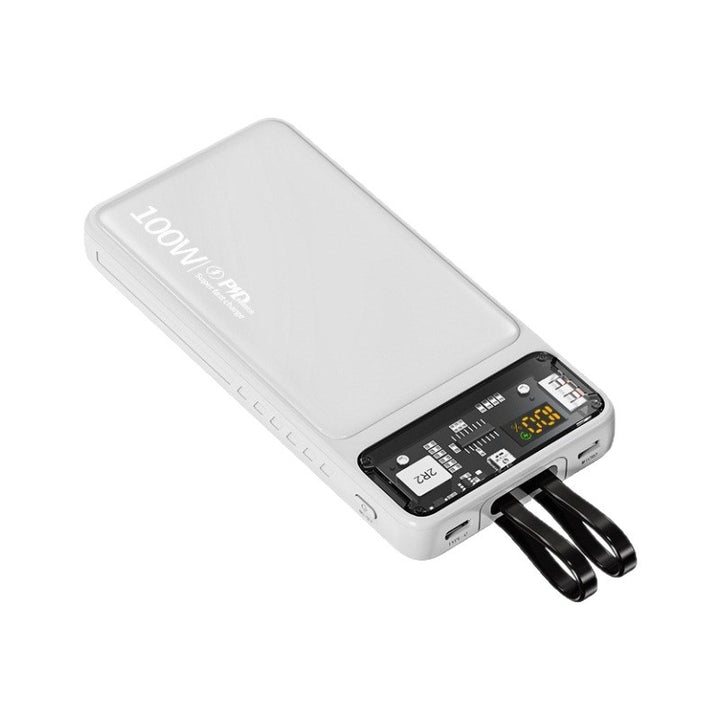 High-performance power bank with dual connection and digital display Bowlift