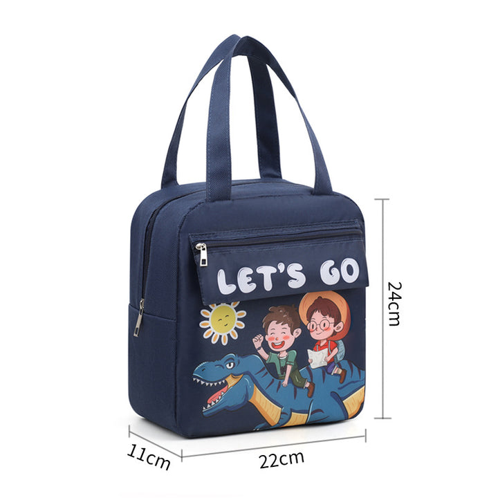 Cartoon-Themed Insulated Lunch Bag