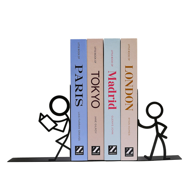 Creative Stick Figure Decorative Bookends