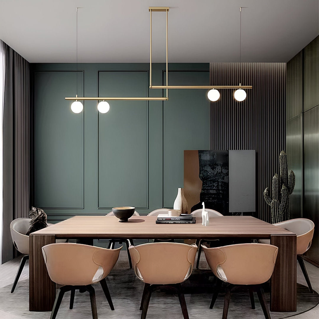BowLift | Nordic Glass Linear Luxury Pendant Lamp
