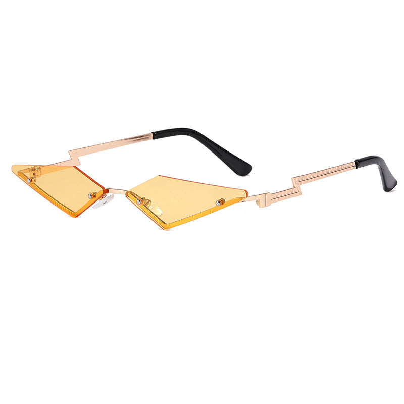Women's geometric designer sunglasses with innovative frame Bowlift
