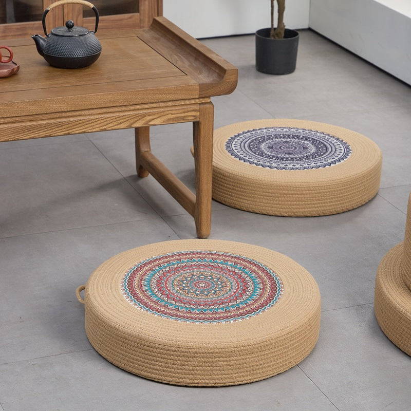 Beef Artificial Leather Pouf Bowlift