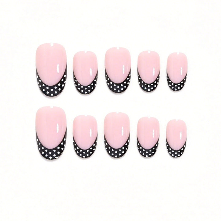 Designer French Tip Nail Art Bowlift