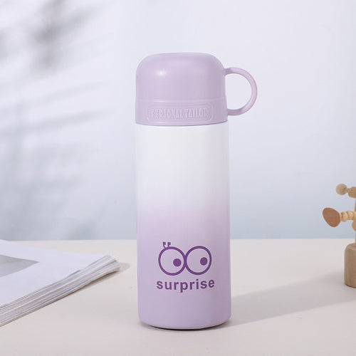 Ladies trendy thermos bottle with practical carrying handle Bowlift