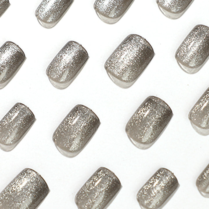 Glittering Nail Extensions Bowlift