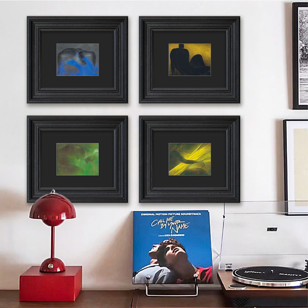 Abstract Expressionist Framed Artwork