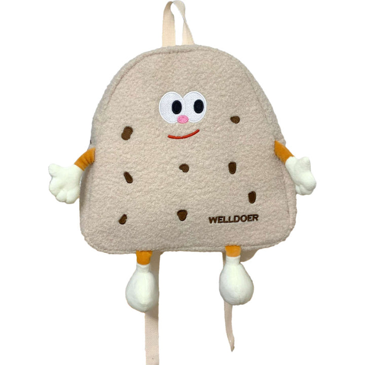 Children's Playful Cartoon Character School Backpack Bowlift