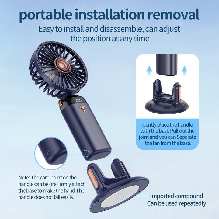 Unisex Versatile 360-Degree Rotating Wall-Mounted Fan Bowlift
