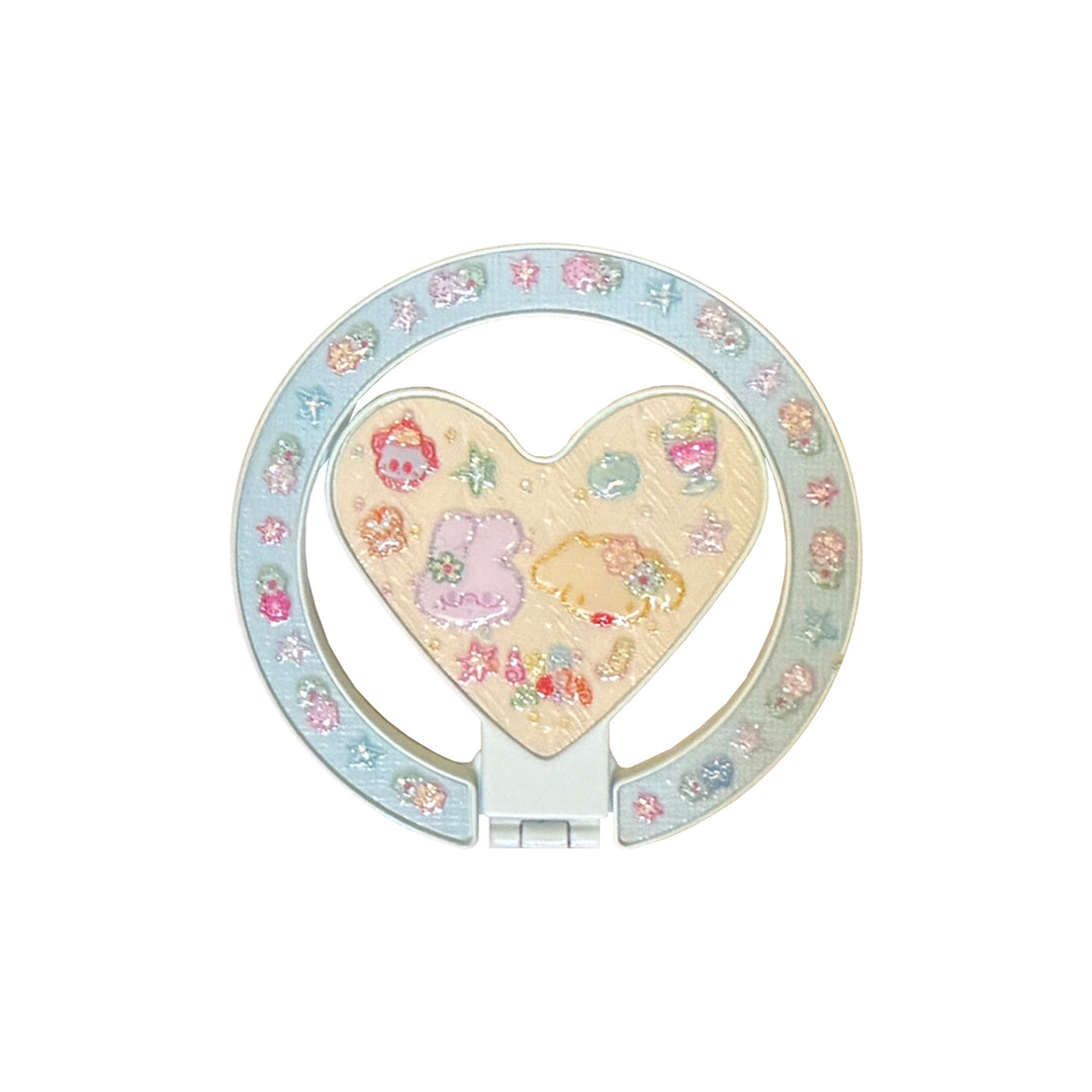 Heart-shaped Smartphone Finger Holder Bowlift