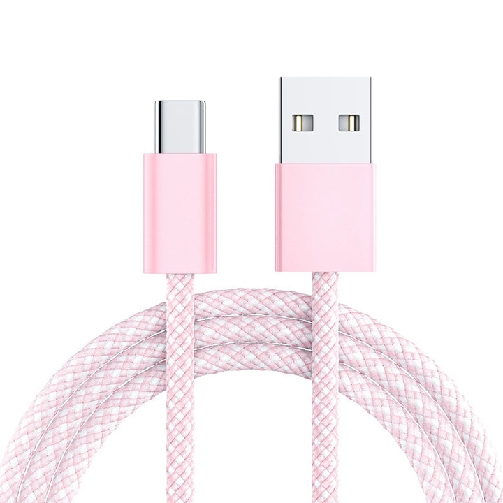 Braided USB-C to USB-A Fast-Charge Durable Nylon Cable Bowlift