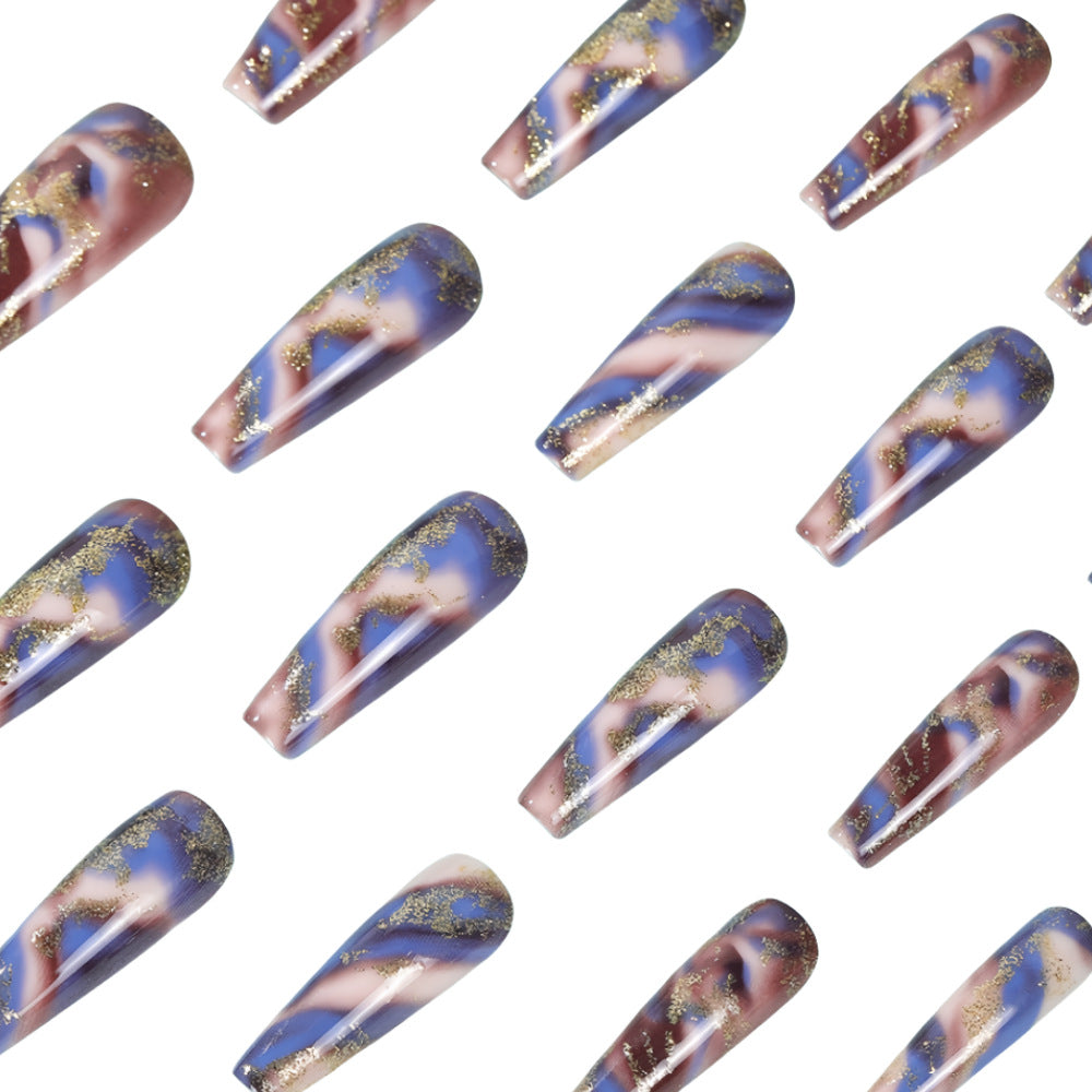 Artificial nails with luxurious design Bowlift