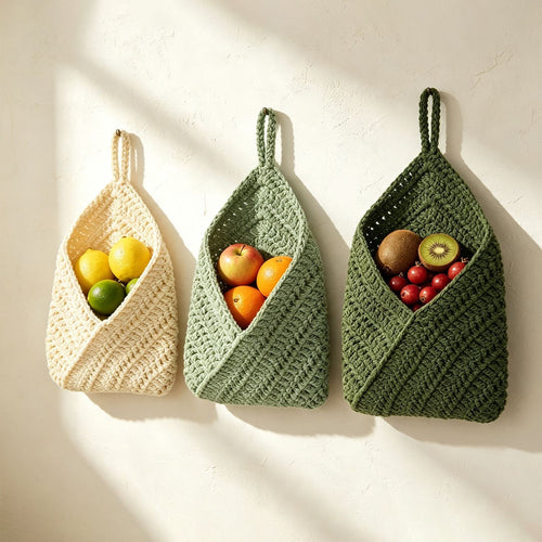 Hand-knotted storage bag Bowlift