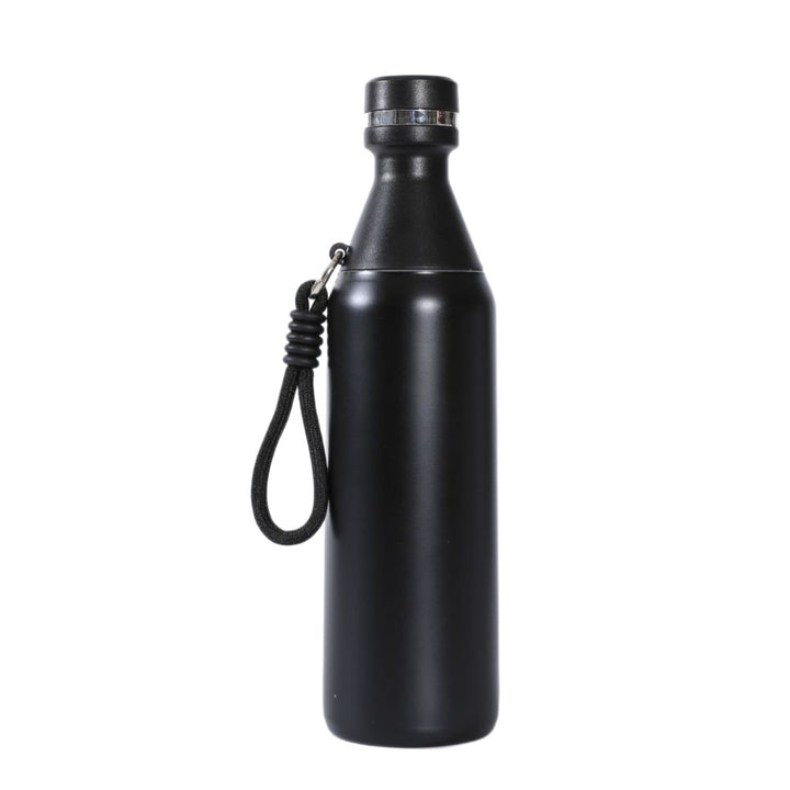 Ladies insulated stainless steel drinking bottle with practical carrying handle Bowlift