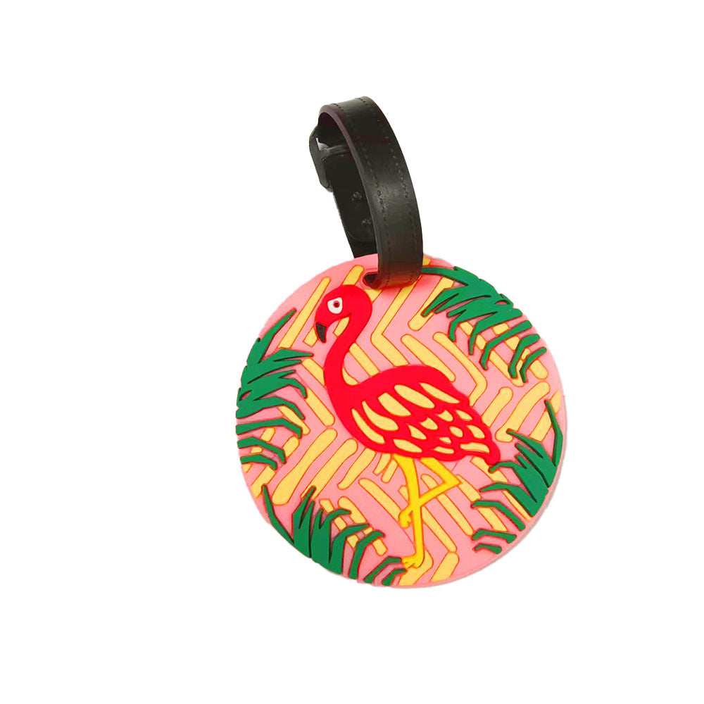 Unisex Luggage Tag in Vibrant Owl Design Bowlift