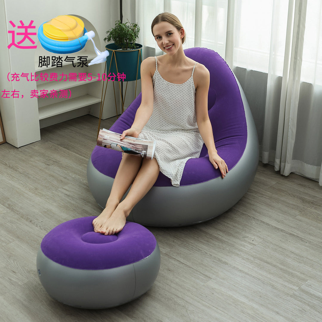 Women's Inflatable Comfort Sofa with Ergonomic Backrest Bowlift
