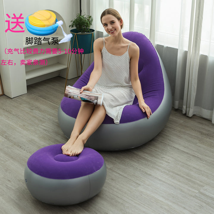 Women's Inflatable Comfort Sofa with Ergonomic Backrest Bowlift